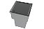 Lixeira Quadrada Inox Embutir 5 L Para Bancada - Tampa Click - Imagem 1