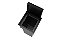 Lixeira Quadrada Inox Preto 5 L Para Bancada - Tampa Click - Imagem 3