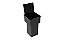 Lixeira Quadrada Inox Preto 5 L Para Bancada - Tampa Click - Imagem 2
