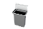 Lixeira Retangular De Embutir Bancada Inox 4,1 L - Imagem 2
