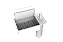 Porta Esponja Com Dispenser Detergente De Embutir Branco - Imagem 2
