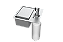 Porta Esponja Com Dispenser Detergente De Embutir Inox - Imagem 1