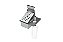 Porta Esponja Com Dispenser Detergente De Embutir Inox - Imagem 3