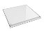 Tampa Lixeira Quadrada Para Bancada 60x60cm Branca - Imagem 1