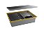 Kit Calha 43 + Lixeira 3,9l + Porta Esponja Inox Com Dourado - Imagem 2