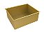 Kit Escorredor Embutido 1114 + Cuba + Lixeira 3,9l Dourado - Imagem 4