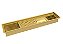 Escorredor Embutido Calha Inox Úmida Pintado De Dourado 90cm C/ Tampa - Imagem 2