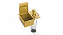 Porta Esponja Com Dispenser Detergente De Embutir Na Bancada Dourado - Imagem 3