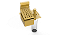 Porta Esponja Com Dispenser Detergente De Embutir Na Bancada Dourado - Imagem 2