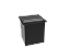 Adaptação P/ Lixeira Quadrada Pintada Preto 3,9 L Com Bancada Úmida - Imagem 2
