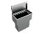Lixeira Retangular Embutir Inox 5 L Para Bancada - Click - Imagem 2