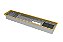 Escorredor Embutido Calha Escorredora Inox Com Dourado 90cm C/ Tampa - Imagem 2