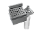 Porta Esponja Com Dispenser Detergente De Embutir Inox - Imagem 3