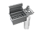 Porta Esponja Com Dispenser Detergente De Embutir Inox - Imagem 2
