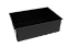 Kit Cuba 60x40cm + Cesto Escorredor Inox Preto Embutir Quadrada Gourmet - Imagem 4