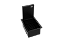 Porta Esponja Inox Com Tampa Lisa Embutir Granito 15x11cm Preto - Imagem 3
