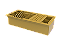 Escorredor Embutir / Sobrepor Calha Inox Úmida Dourado 42cm - Imagem 1