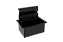 Porta Esponja Inox Preto C/ Tampa Embutir Horizontal 15x11cm - Imagem 2