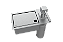 Porta Esponja C/ Dispenser E Válvula De Escoamento 21x11cm Inox - Tampa Lisa - Imagem 2
