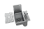Porta Esponja C/dispenser E Válvula De Escoamento 17x15cm Inox - Tampa Lisa - Imagem 3