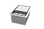 Porta Esponja De Embutir Inox C/ Válvula Para Cozinha Pia 15x11cm - Imagem 2