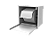 Suporte Papel Higiênico Para Embutir na Parede Branco - Tampa Click - Imagem 2