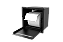 Suporte Papel Higiênico Para Embutir na Parede Preto - Imagem 2