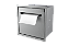 Suporte Papel Higiênico Para Embutir na Parede Inox - Imagem 1