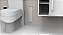 Porta Escova Sanitária de Embutir Aço Inox Branco - Tampa Click - Imagem 2
