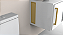 Porta Escova Sanitária de Embutir Aço Inox Dourado- Tampa Click - Imagem 6