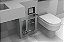 Kit Banheiro Embutido Inox– Lixeira 5,5L + Porta Escova Sanitária + Suporte Papel Higiênico - Imagem 3