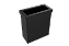 Lixeira Retangular Preta Com Tampa Aro Aberto 50l - Imagem 1