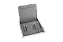 Porta Tomada De Embutir Inox 2 Tomadas 20a 15x15cm - Imagem 2