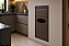 Lixeira Retangular Marrom 8,8 L C/ Suporte Papel Toalha Para Parede - Tampa Click - Imagem 2