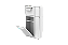 Lixeira Retangular Preta 6,8 L C/ Suporte Papel Higiênico + Porta Escova Sanitária + Armario Para Parede - Tampa Click - Imagem 7