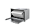 Suporte Papel Toalha Para Embutir na Parede Inox - Tampa Click - Imagem 4