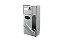 Lixeira Retangular Inox 6,8 L C/ Suporte Papel Higiênico + Porta Escova Sanitária + Armario Para Parede - Tampa Click - Imagem 4