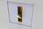 Porta Escova Sanitária de Embutir Porcelanato Aço Inox Dourado - Tampa Click - Imagem 4