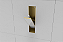 Porta Escova Sanitária de Embutir Porcelanato Aço Inox Dourado - Tampa Click - Imagem 2