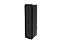 Porta Escova Sanitária de Embutir Porcelanato Aço Inox Preto - Tampa Click - Imagem 1