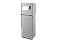 Lixeira Retangular Inox 5,3 L C/ Suporte Papel Higiênico Para Parede - Tampa Click - Imagem 1