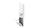 Lixeira de Parede Branca 5,5L com Tampa Click, Armário Integrado e Suporte para Papel Higiênico - Imagem 5