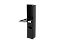 Lixeira de Parede Preta 5,5L com Tampa Click, Armário Integrado e Suporte para Papel Higiênico - Imagem 6