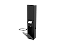 Lixeira de Parede Preta 5,5L com Tampa Click, Armário Integrado e Suporte para Papel Higiênico - Imagem 4