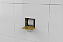 Suporte Papel Higiênico Embutir Na Parede Porcelanato Dourado - Tampa Click - Imagem 3