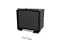 Suporte Papel Higiênico Embutir Na Parede Porcelanato Preto - Tampa Click - Imagem 1