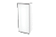 Lixeira Retangular Branca 5l Parede Porcelanato - Tampa Click - Imagem 1