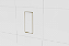 Lixeira Retangular Dourada 5l Parede Porcelanato - Tampa Click - Imagem 3