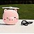 Ventilador Portátil Recarregável com Espelho e Led Porquinho Rosa - Keizechen - Imagem 4