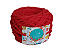 FIO DE MALHA PREMIUM KIKI ANTIPILLING 23MM - VERMELHO BRANCA DE NEVE - 350GR - - Imagem 1